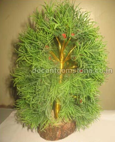 Non Coated HDPE Artificial Gemstone Tree, Size : Multisizes