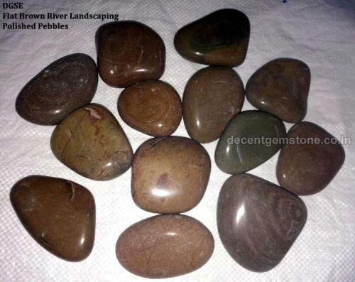 Polished Flat Pebbles, For Vases, Kitchen Countertops, Pattern : Plain