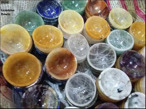 Round Gemstone Bowls