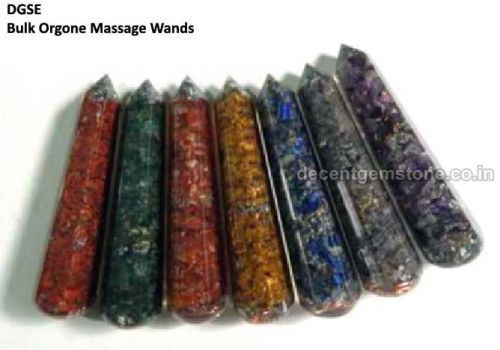 Gemstone Orgone Massage Wands