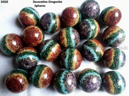 Round Metal Orgonite Spheres