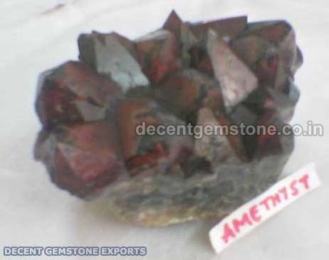 Hexagonal Non Polished Rough Amethyst Stones, For Bathroom, Kitchen, Size : 2.5x2.5feet