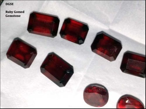 Ruby Gomed Gemstones, Size : 9.25mm/7.70mm/4.95mm