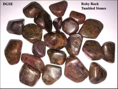 Gemstone Ruby Rock Tumbled Stones