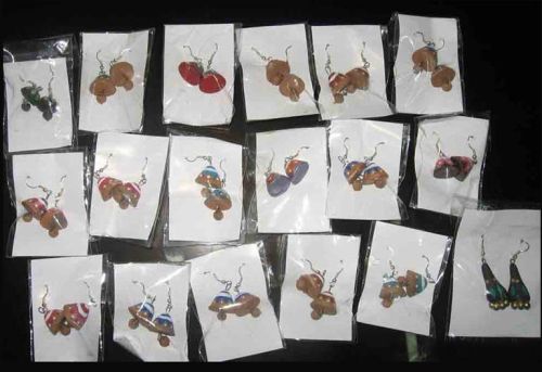 Polished Terracotta Jhumkas, Packaging Type : Fabric Bag, Velvet Box