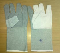 Cotton Jeans Hand Gloves