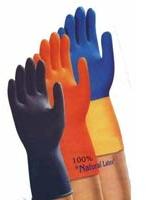 Rubber Hand Gloves, For Construction, Hospital, Laboratory, Size : M