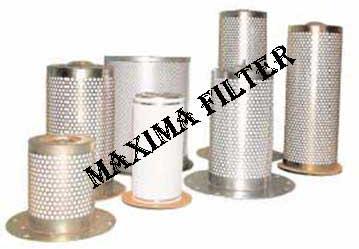 Cylindrical Stainless Steel Air Oil Separator Filter