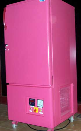 Vertical deep freezer