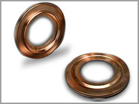 Polished Copper Flange / Ring, For Automobiles Use, Fittings, Industrial Use, Certification : ISI Certified