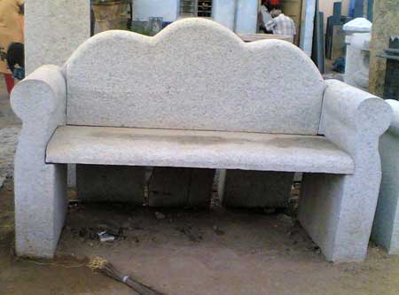 Garden Stone Bench