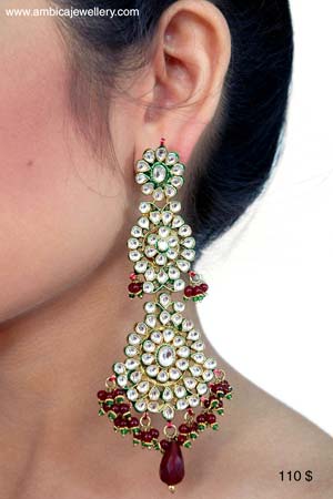 Kundan Earrings-3397