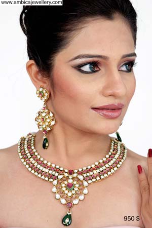 Kundan Necklace Set-3480