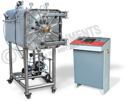 EIE Stainless Steel Material High Pressure Steam Sterilizer, Color : Powder Coating