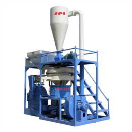 Electric Polished Plastic Pulveriser, Color : Blue