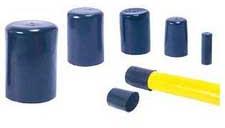 Round PVC Cable End Sealing Caps, Color : Black