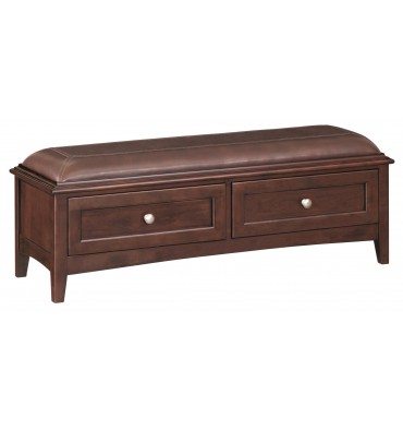 MCKENZIE 2 DRAWER BENCH