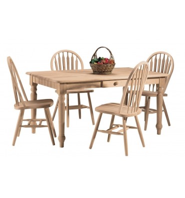 SOLID TOP FARMHOUSE TABLE