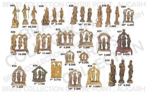 Brass RAM Darbar Statue, Packaging Type : Carton Box, Thermocol Box