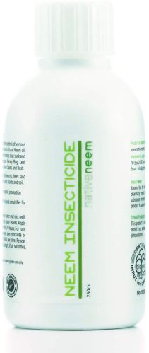 ORGANIC NEEM OIL INSECTICIDE. 1 LTR (250ML X 4)