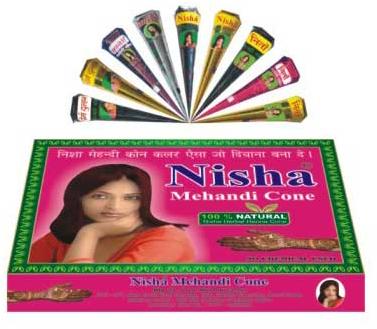 Nisha Henna Paste Cone