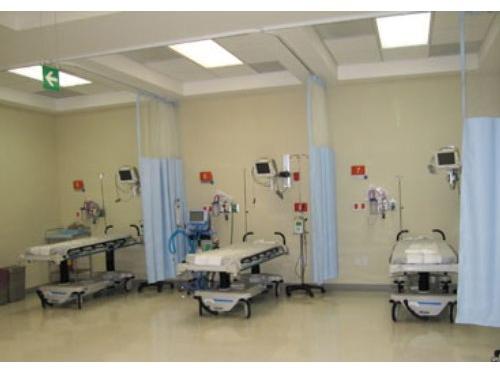 Plain Hospital Curtains 120X200cm, Length : 9 Feet