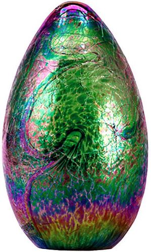 GLASS EYE STUDIO TERRA GREEN DRAGON EGG