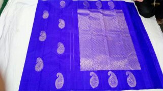 Plain Silk Pure Kanchipuram Saree 1, Feature : Anti-Wrinkle, Shrink-Resistant