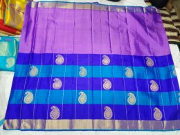 VBS0004 Kanchivaram Pure Silk Saree, Occasion : Casual Wear, Party Wear