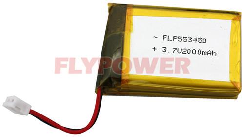Lithium Battery 3.7V 2000mAh Rechargeable Battery Pack 553450