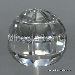 Clear Cut Glass Paper Weight, Style : Traditional