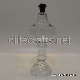 Dlite Crafts Glass Clear Table Lamps