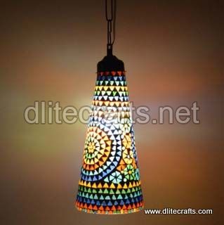 Dlite Carfts Glass Color Mosaic Haning, Style : Traditinal