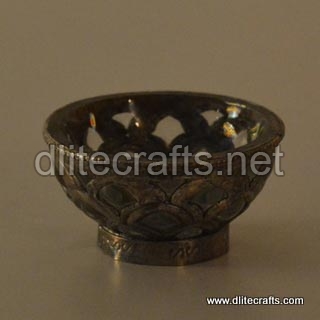 Glass Metal Bowl, Size : 7.5X4.0