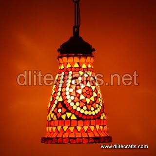Dlite Carfts Glass Mosaic Hanging Lamps, Feature : Decoretive
