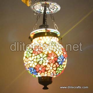 Dlite Crafts Glass Mosaic Khrbuja Hanging, Feature : Decoretive