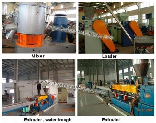 Parallel Twin Screw Extruding String Cutting Granulating Line