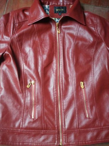 Pu leather Jacket, Gender : woman