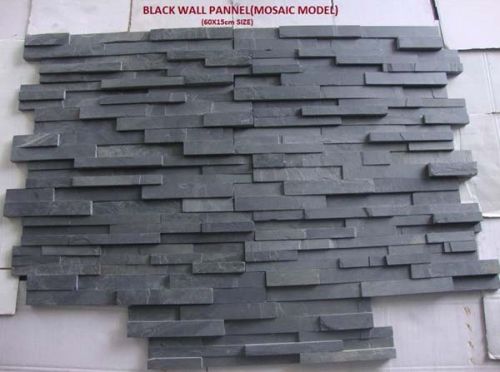 Jet Black Slate Stone