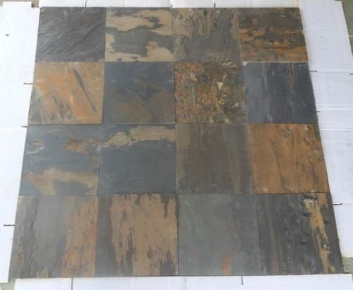 Bush Hammered Vijaya Gold Slate Stone, For Hotel Slab, Kitchen Slab, Office Slab, Restaurant Slab