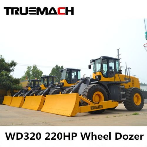 WD320 220HP 160KW Wheel Bulldozer