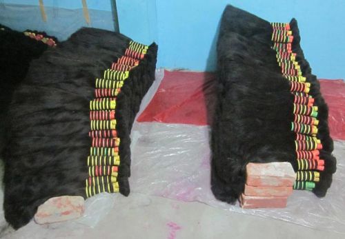 Double Drawn Non Remy Hair