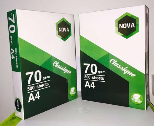 Nova 70 GSM A4 Paper, For Printing, Feature : USe For Printing Purpose