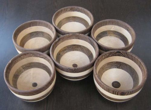 Mahadevwood Wood Serving Bowls Set