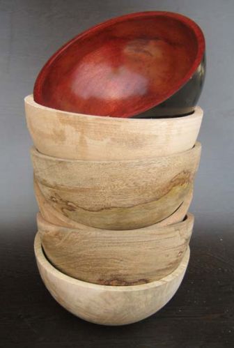 Mahadevwood Wooden Salad Bowl Set, Feature : Stocked, Eco-Friendly