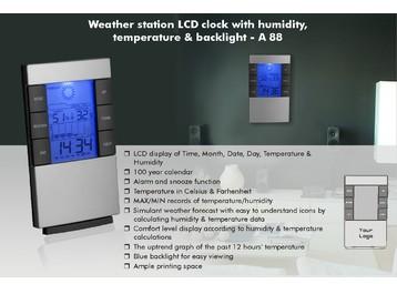 Weather Station LCD Clock