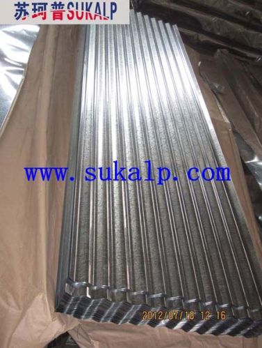 GI steel Corrugated Galvanized Iron Roofing Sheets, Grade : GB