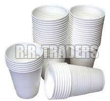 Disposable Paper Glasses, For Coffee, Water, Pattern : Plain