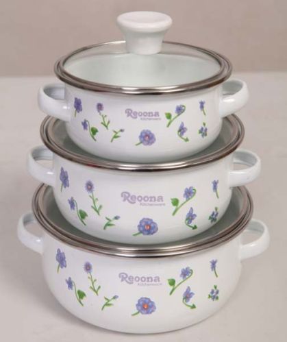 Enamel Storage Bowl Set