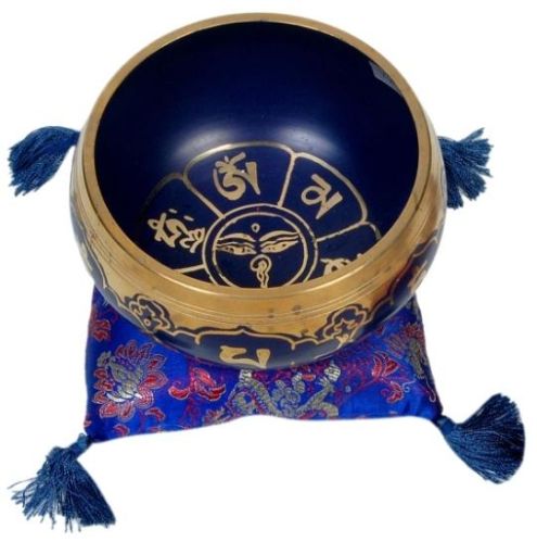 Tibetan Dark Blue Singing Bowls